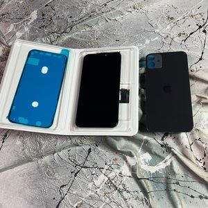 iPhone 11 LCD Screen Replacement (Incell | IQ5) + iPhone 11 Black Back Glass
